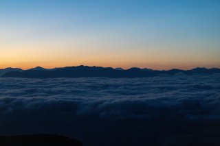 富士山と南アルプスの山々